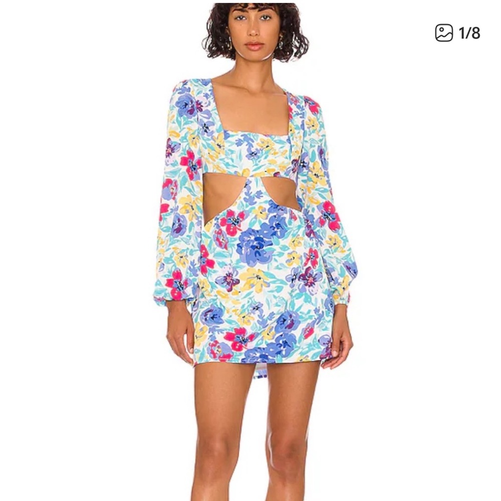 More To Come Floral Long Sleeve Dress - Size S